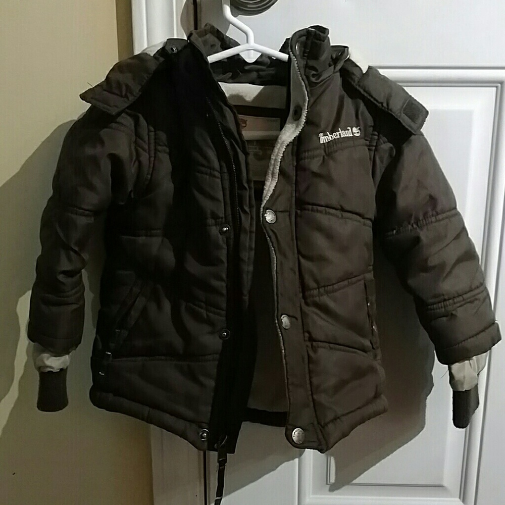 24 month brown timberland coat
