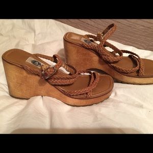 Wedge heeled sandals