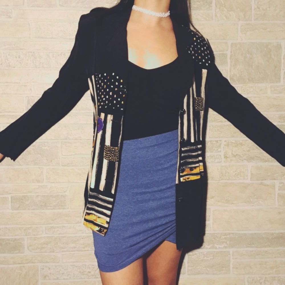 Funky Patterned Blazer - Picture 2 of 6