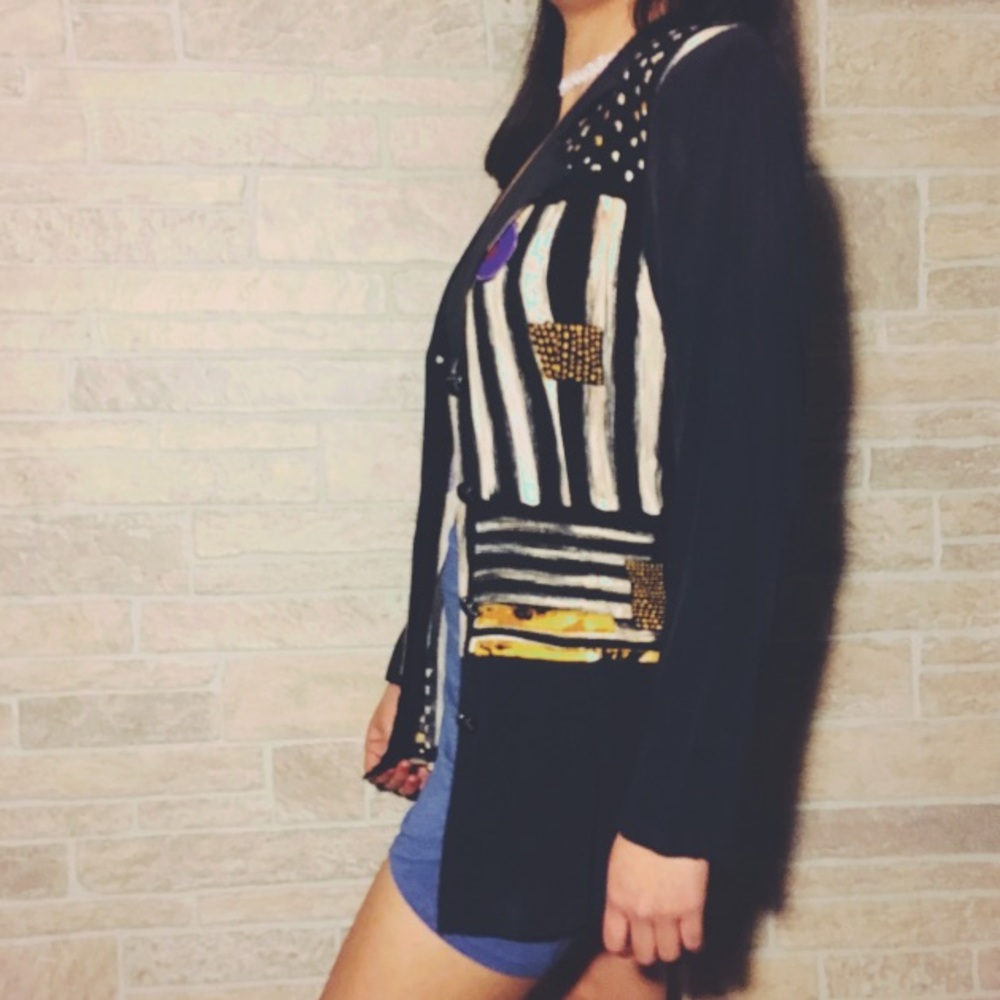 Funky Patterned Blazer - Picture 3 of 6