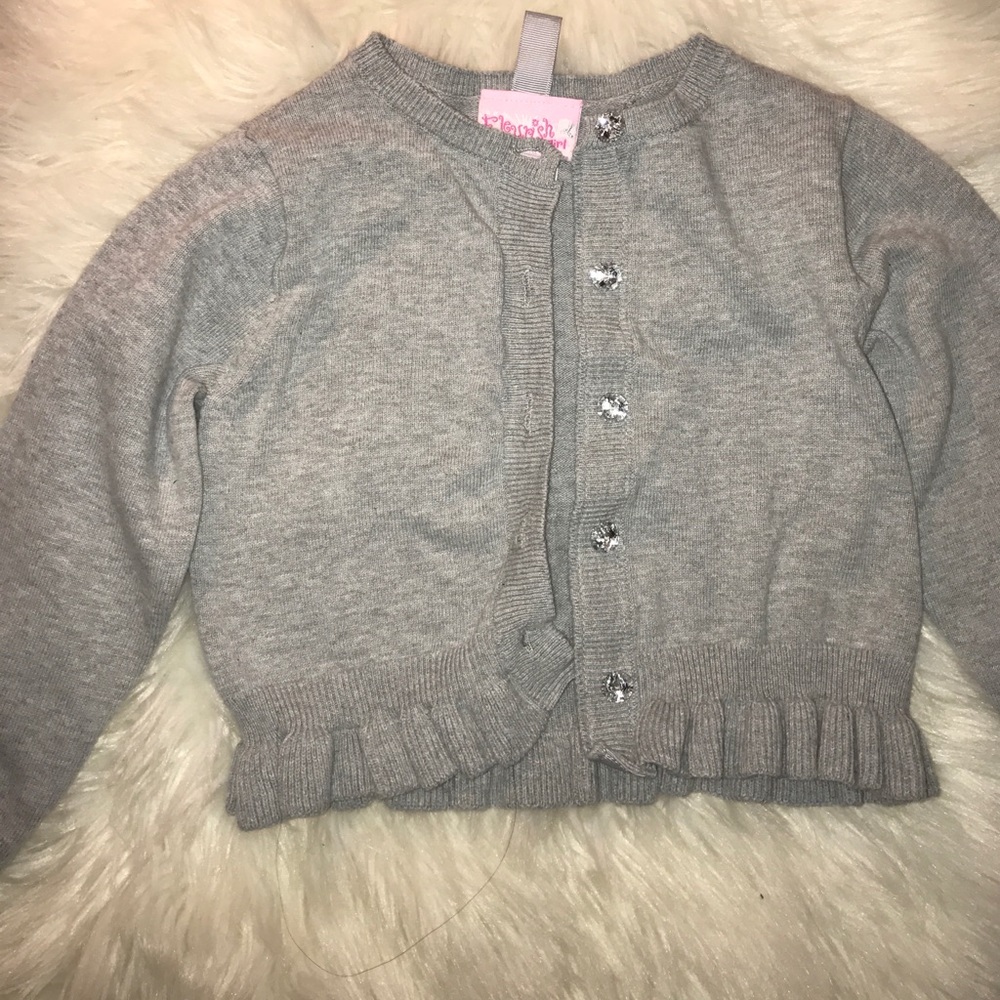 Gray cardigan