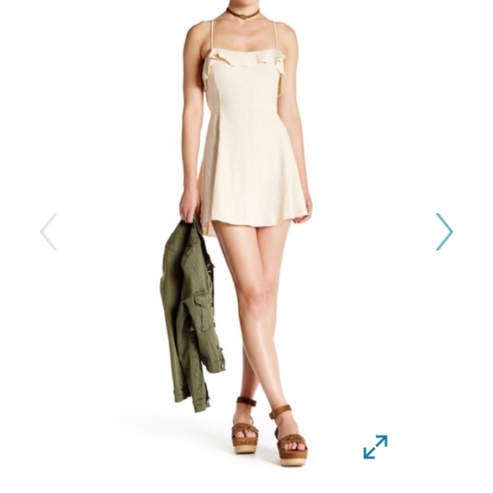 Free People More Then A Mini lace up dress NWT - Picture 1 of 4