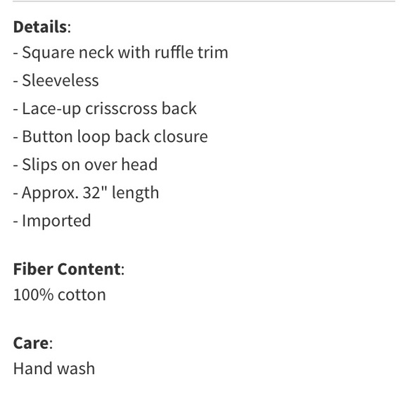 Free People More Then A Mini lace up dress NWT - Picture 4 of 4