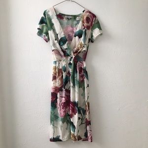 Beautiful ASOS cut out floral midi dress