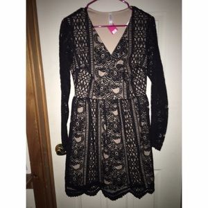 NWT Beautiful Black Lace Dress!