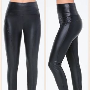 Bebe Faux Leather High Waist Leggings