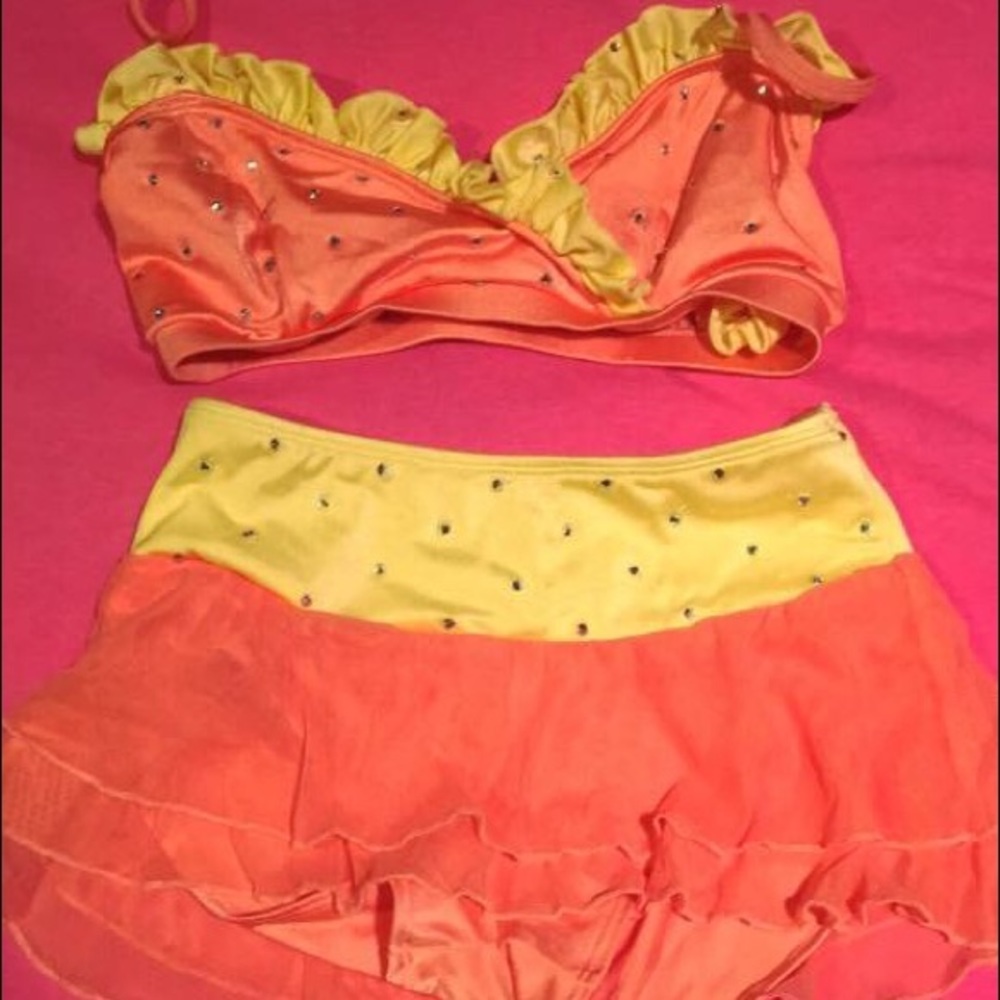 Swarovski crystal Dance audition outfit