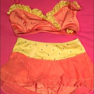 Swarovski crystal Dance audition outfit