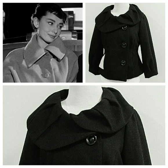 Mossimo Supply Co. Jackets & Blazers - Black Wool Jacket
