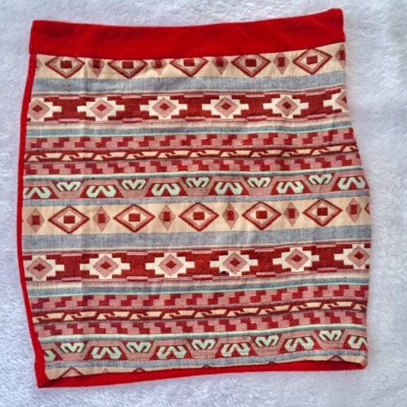 Aztec print skirt - Picture 4 of 5