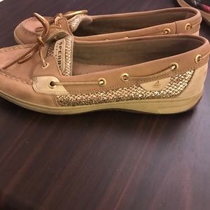 Gold Size 10 Sperrys