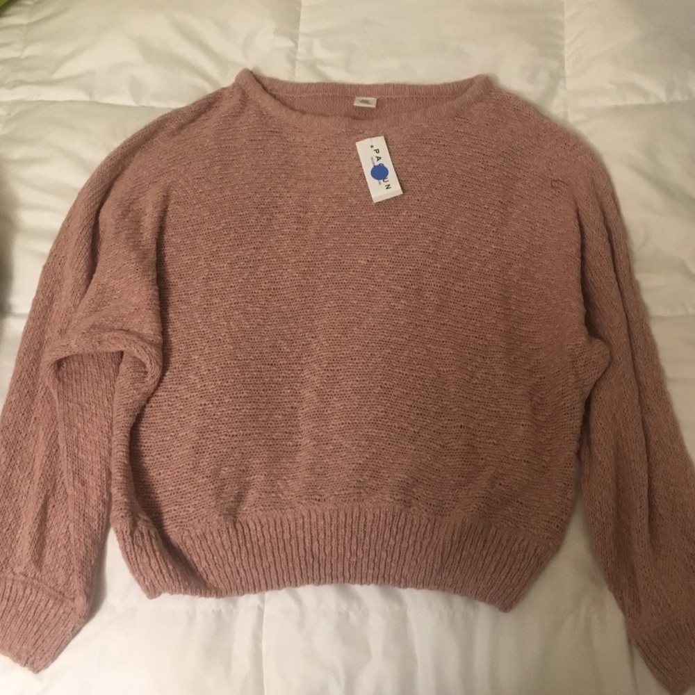 Pacsun Pink Knit Sweater