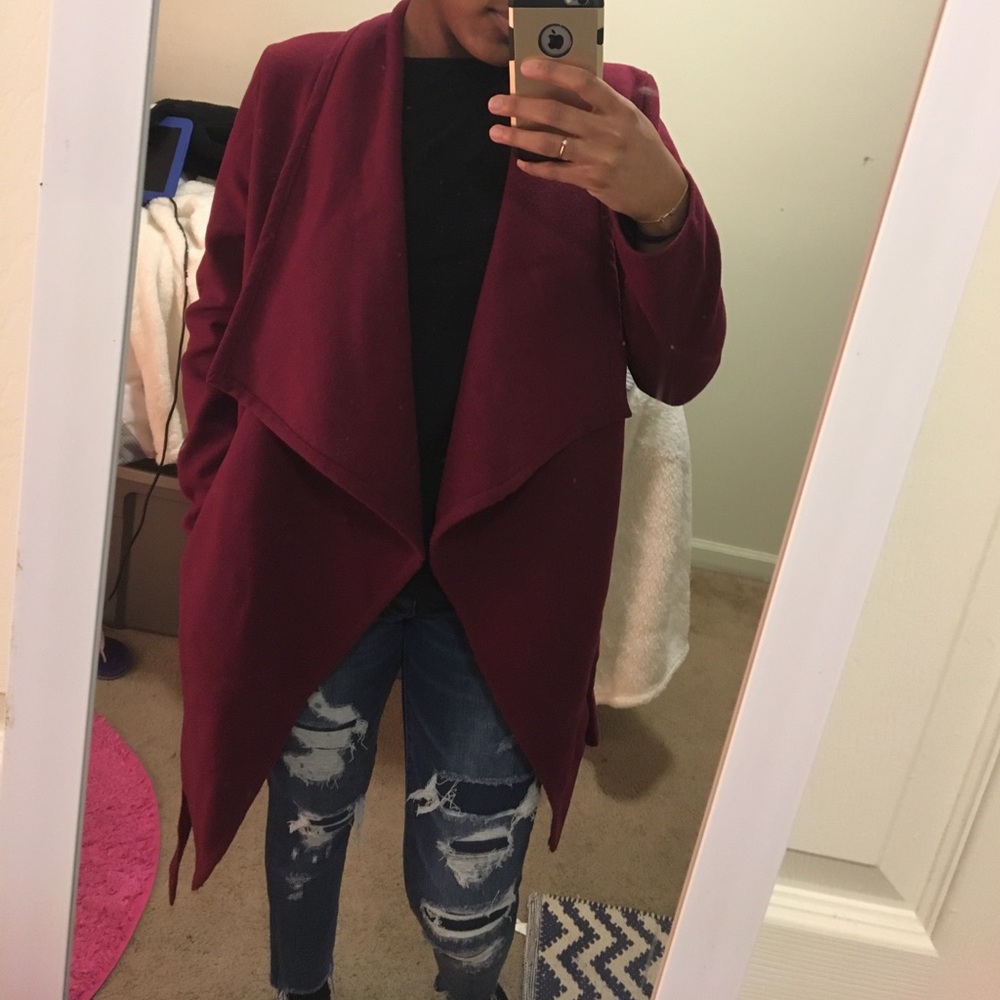 Burgundy Coat