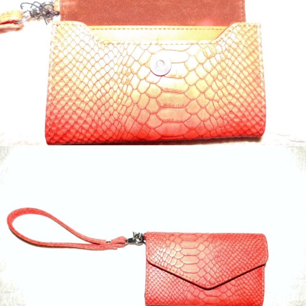 Orange wallet