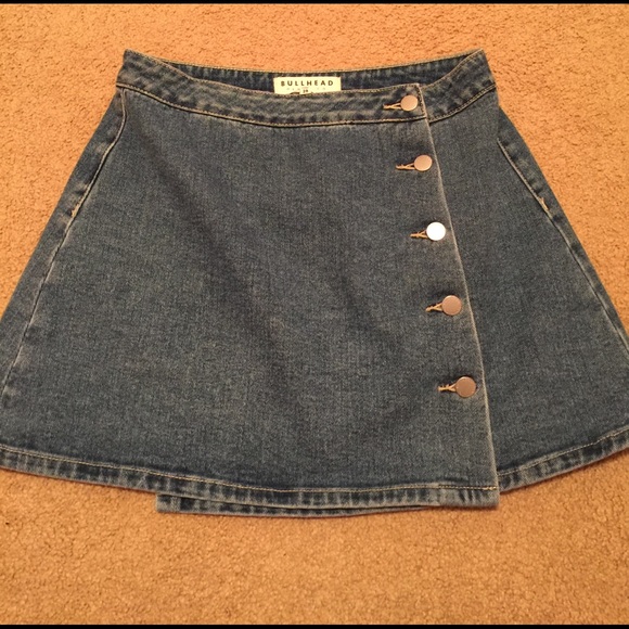 Bullhead Dresses & Skirts - Denim mini skirt