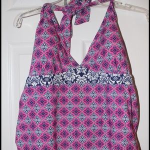 Motherhood Maternity halter tankini