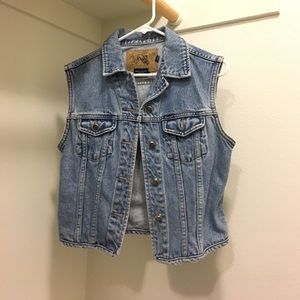 Vintage denim vest