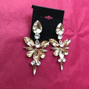 New Crystal Statement Earrings Beautiful