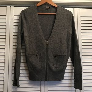J. Crew Zip-Up Cardigan