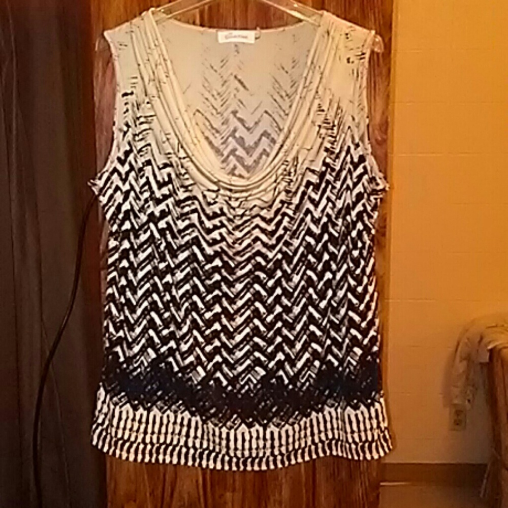 Calvin Klein cowl neck top size XL