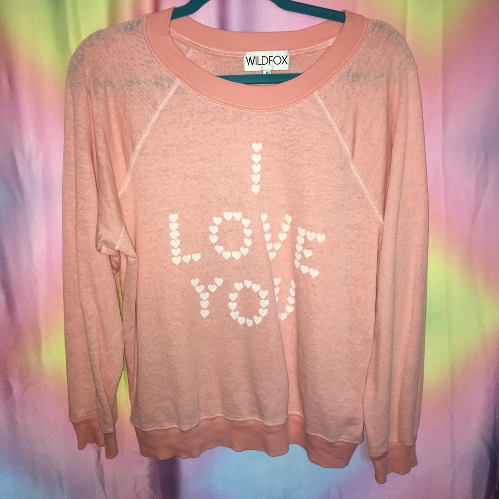 Wildfox I love you Kim's sweater