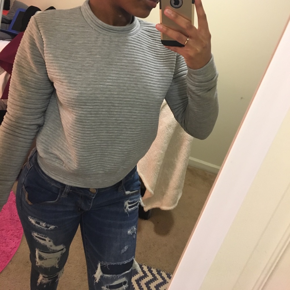 Ribbed Sweatshirt
