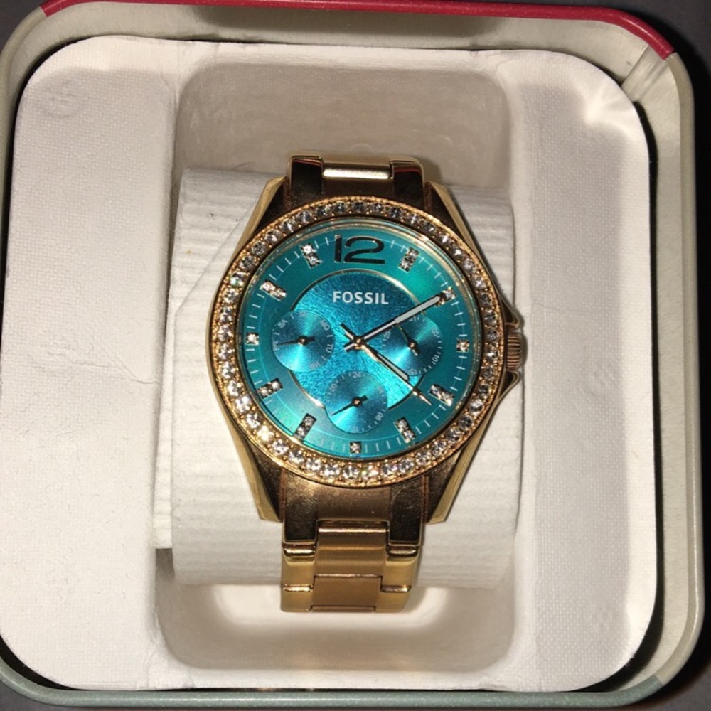 Rose Gold Fossil Watch