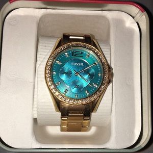 Rose Gold Fossil Watch