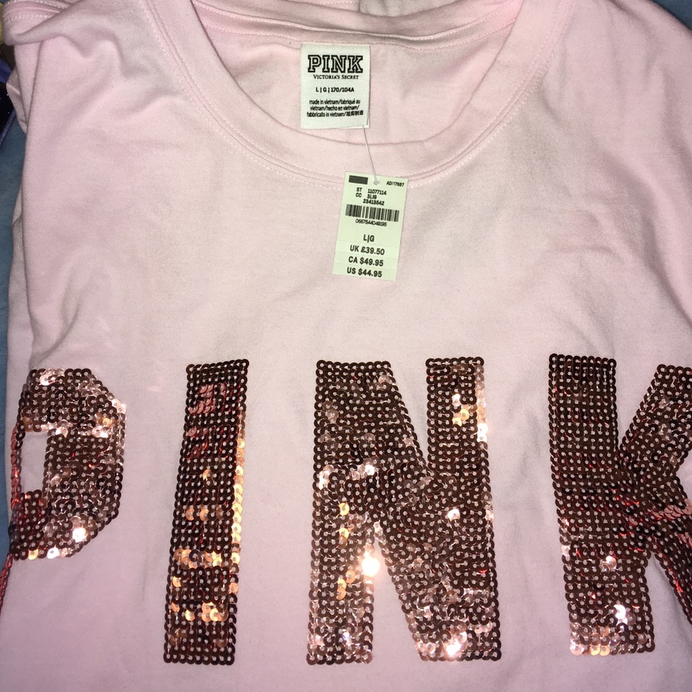 Brand New Pink Long Sleeved Shirt