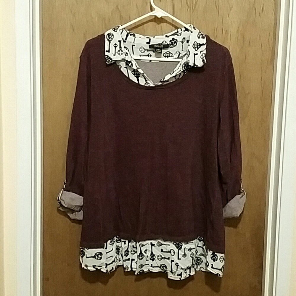 Style & Company Layered Sweater