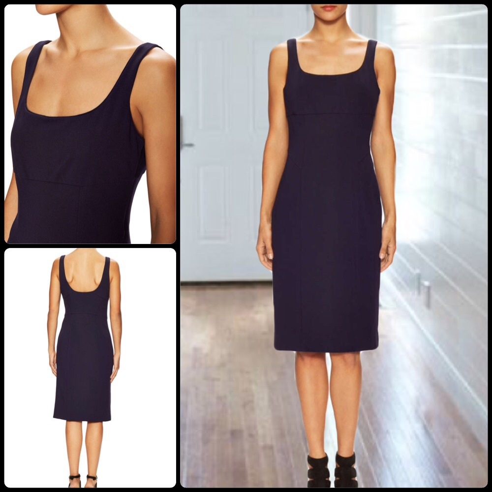 Diane von Furstenberg Myla Navy Sheath