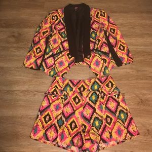 Blazer and Short Set