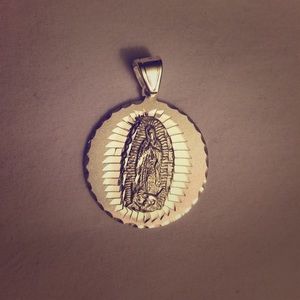 925 Sterling Silver Virgin Mary Pendant