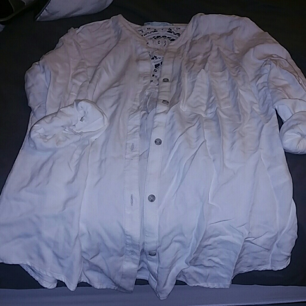 Button up top with lace