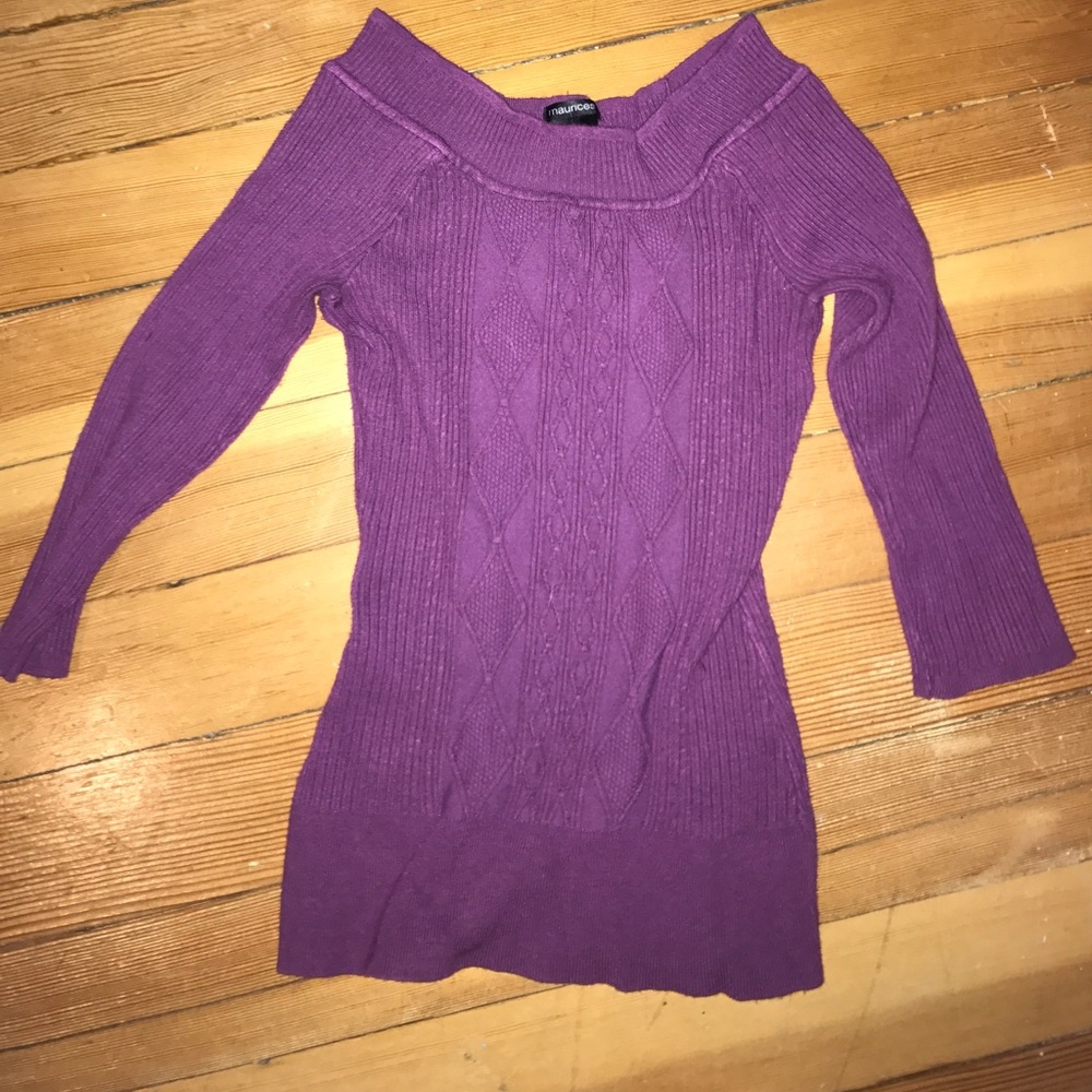 Dark purple shirt