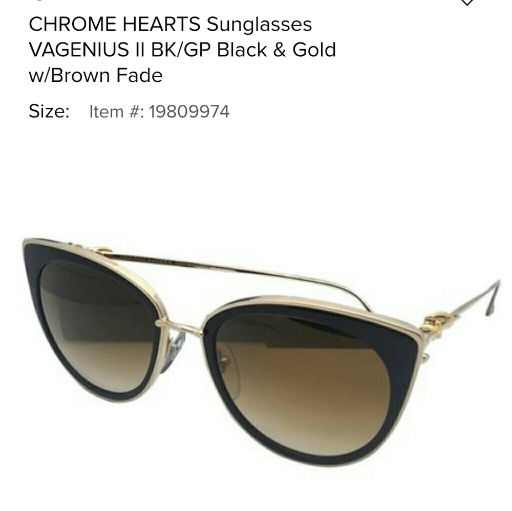 Chrome Hearts Vegenius II Sunglasses price neg