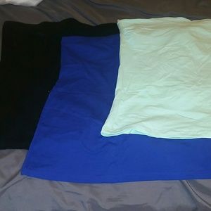 Set of 3 tube tops