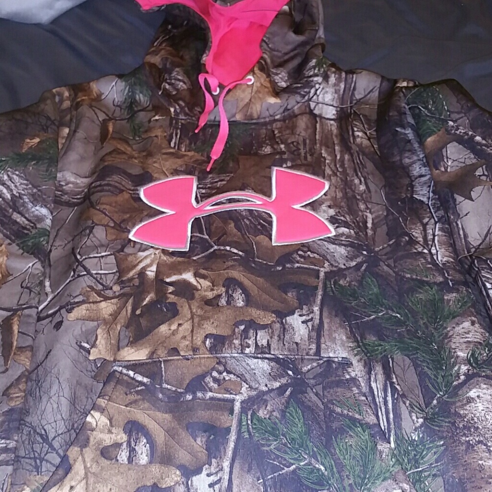 Under Armor camo hoodie