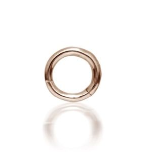 14k Rose Gold 3/16 Clicker