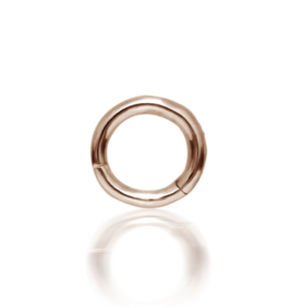 14k Rose Gold 3/16 Clicker