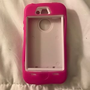 Hot pink hard iPhone 4 case
