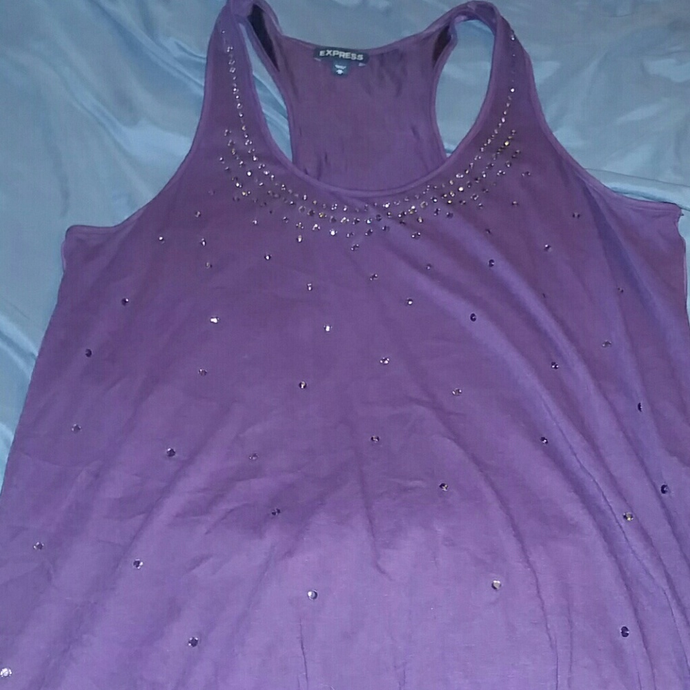 Purple tank top