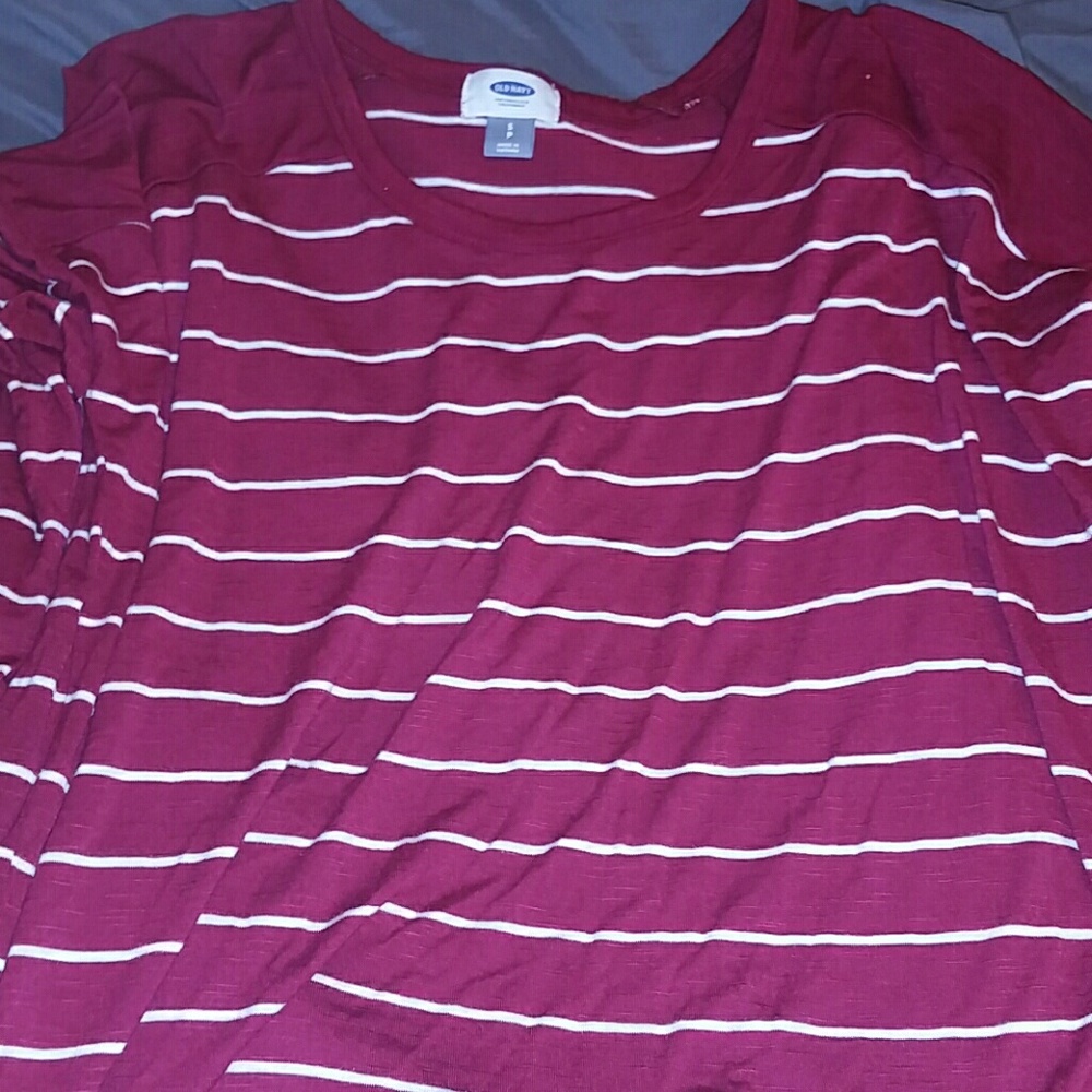 Long sleve stripped T