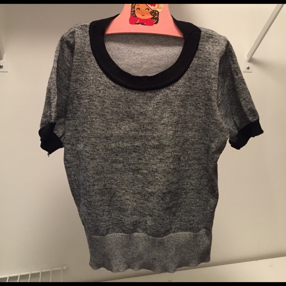Crop sweater top