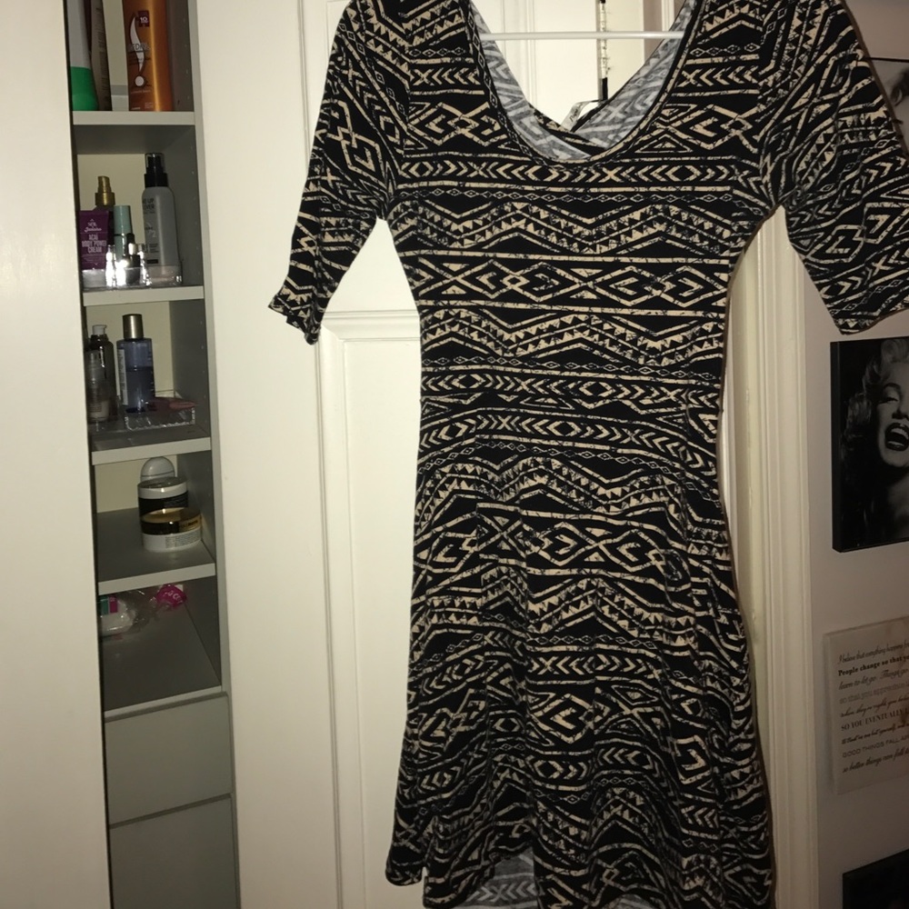 Tight curvy pattern dress