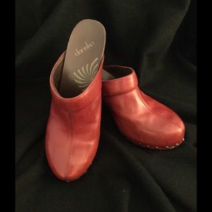 Dansko heeled clogs