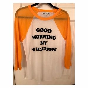 Wildfox baseball tee