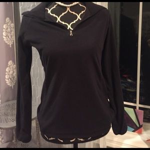 Black Columbia quarter zip (S)