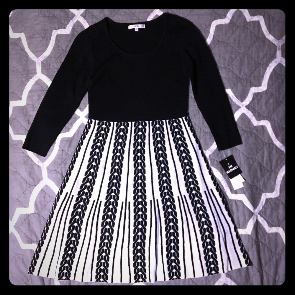 Sandra Darren Sweater Dress