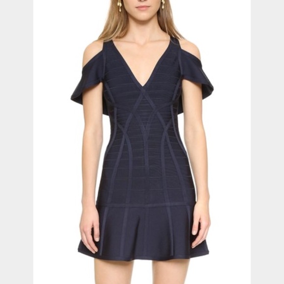 ISO HERVE LEGER ESTELLE DRESS IN BLUE! - Picture 2 of 2